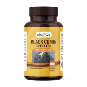 AID PLUS Black Seed Oil – 500mg – Nigella Sativa – 100 Vegetable Capsules