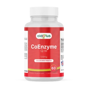 AID PLUS CoQ10 120mg – 60 Liquid Capsules | Energy & Heart Health Support