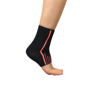 AID PLUS Elastical Ankle Support – Breathable Compression Ankle Brace for Sprains & Pain Relief
