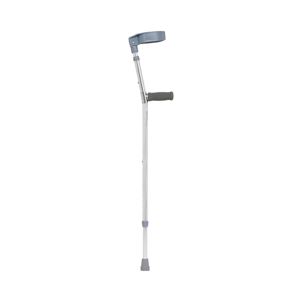 AID PLUS Elbow Crutch CA852L1 – Adjustable Aluminum Forearm Crutch with Foam Grip