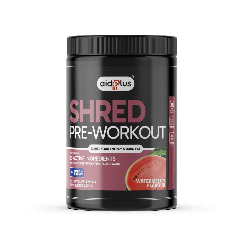 AidPlus Pre-Workout Shred Watermelon 300g