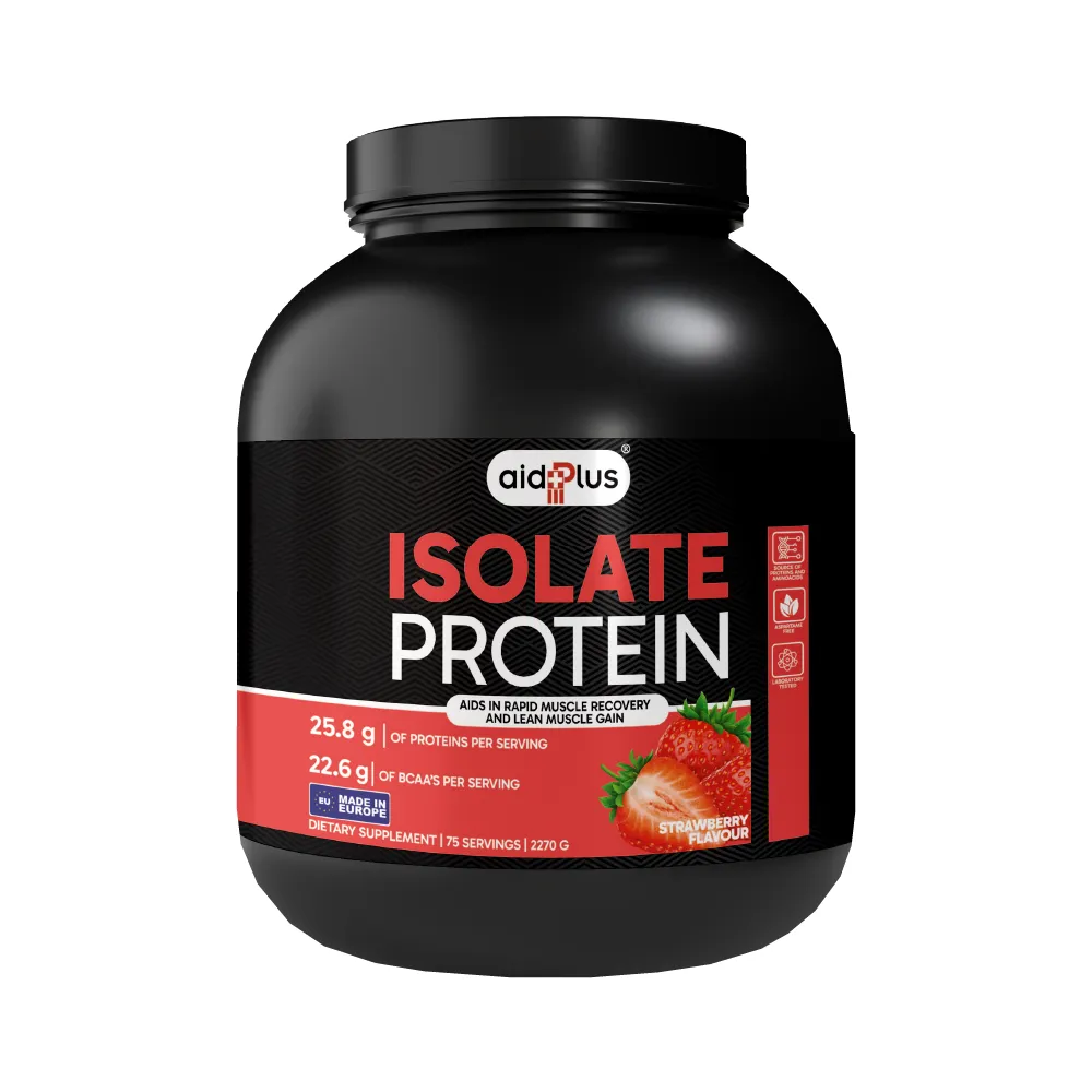 AidPlus WPI Strawberry 2270g Whey Protein Isolate